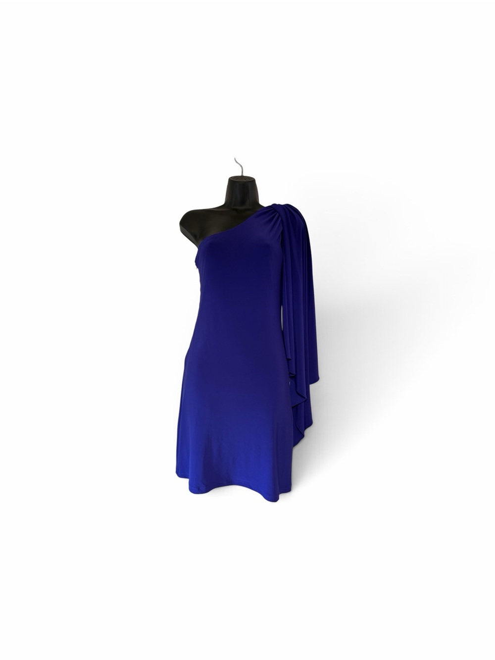 Badgley Mischka One-Shoulder Dress